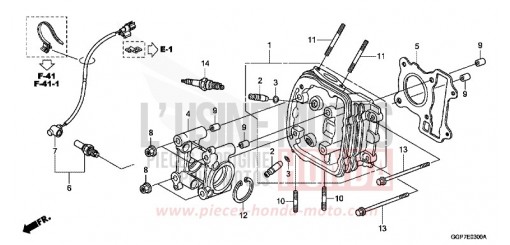 CULASSE NSC50MPDC de 2012